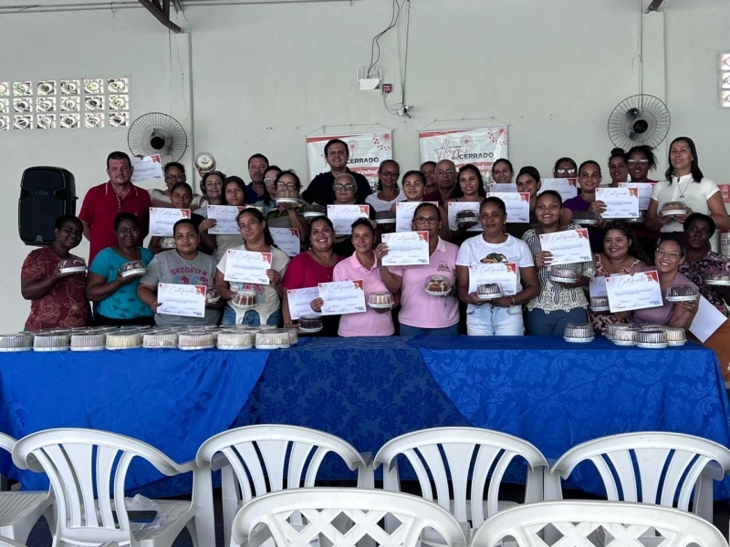Mais de 30 mulheres certificadas pelo Projeto Flor do Cerrado em S�o Pedro da Cipa